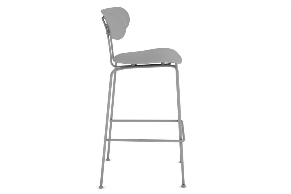 Pedigree Plastic Counter Stool - 760mm Seat Height-blue  