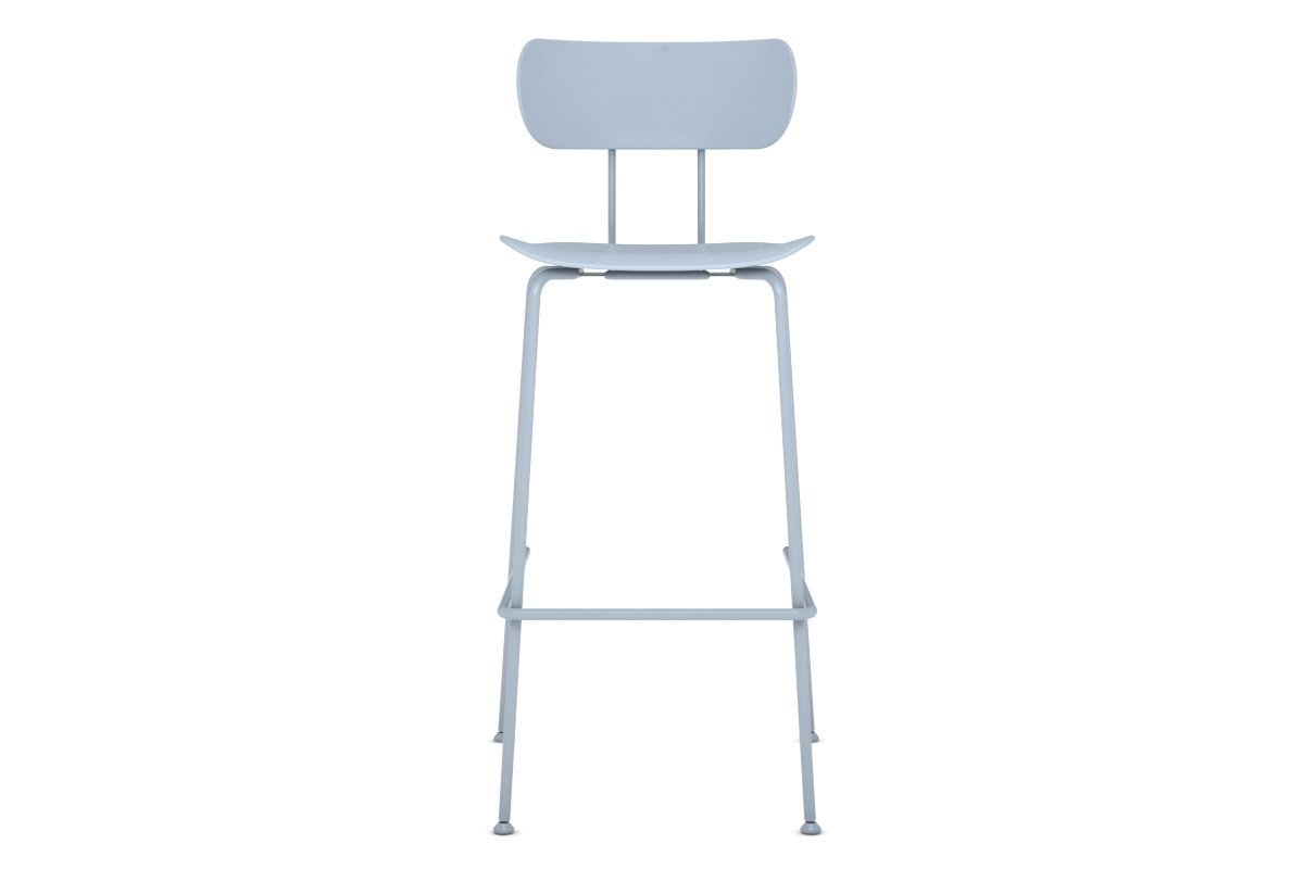 Pedigree Counter Stool for Kitchen, Reception and Office Spaces Jasonl blue 