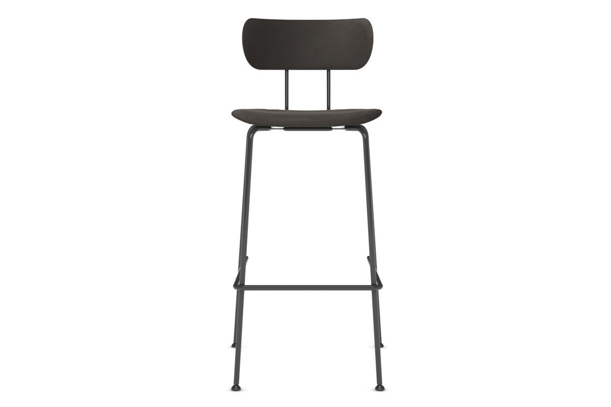 Pedigree Fabric Counter Stool for Kitchen, Reception and Office Spaces Jasonl graphite 