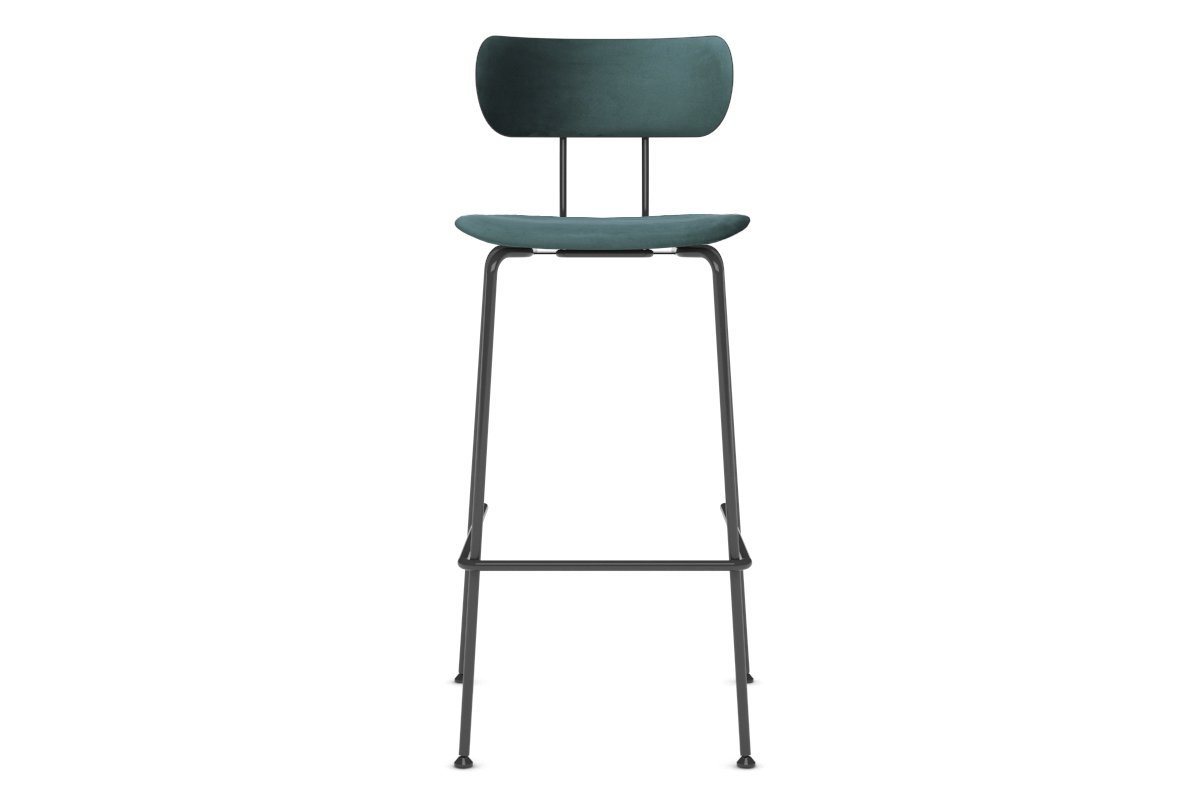 Pedigree Fabric Counter Stool for Kitchen, Reception and Office Spaces Jasonl emerald 