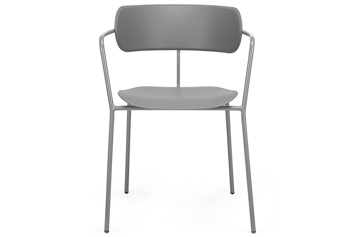 Pedigree Visitor Chair - Plastic Jasonl grey 