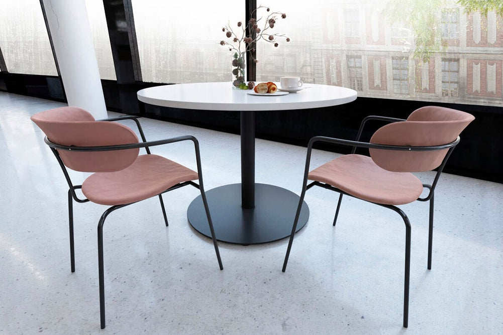 Pedigree Visitor Chair - Velvet-rose  