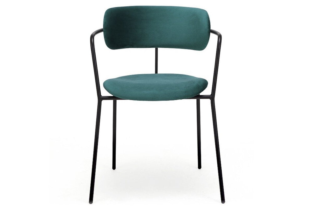Pedigree Visitor Chair - Velvet-emerald  