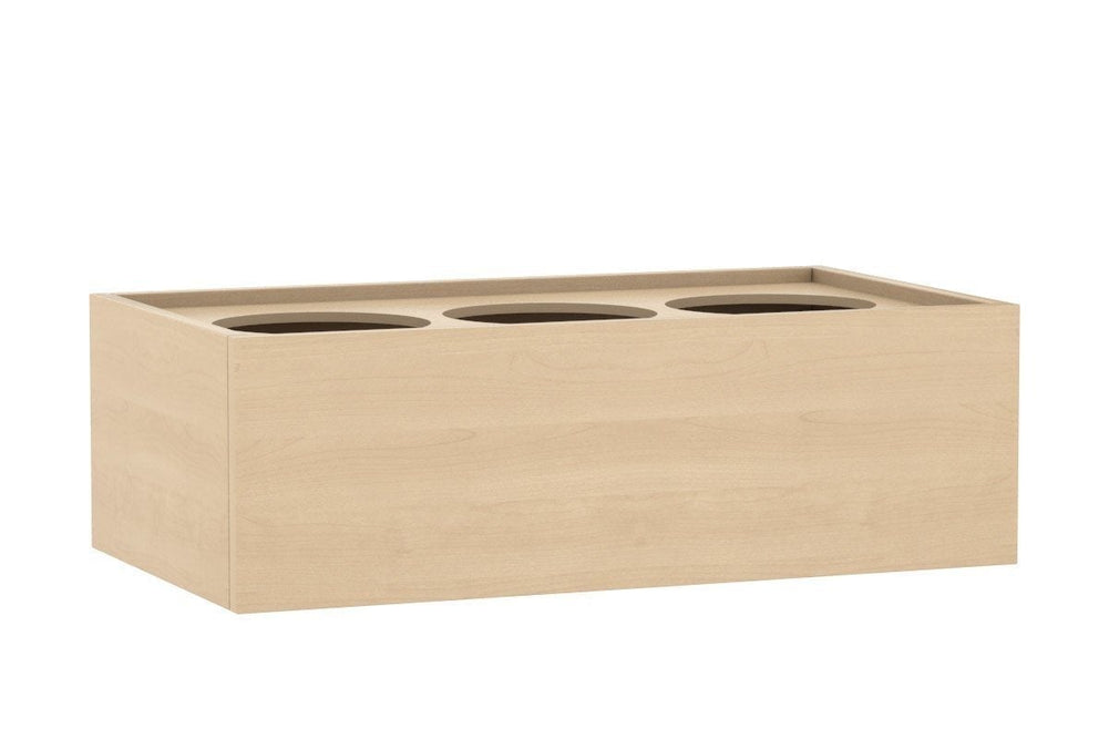 Planter Box - Melamine-dark oak  