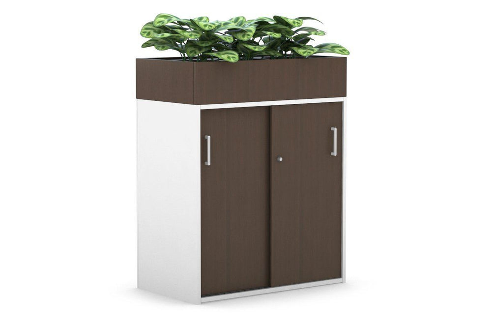Planter Box - Melamine-dark oak  