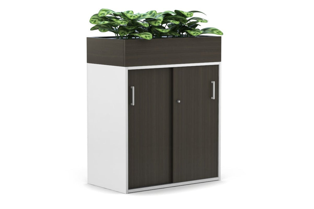 Planter Box - Melamine-dark oak  