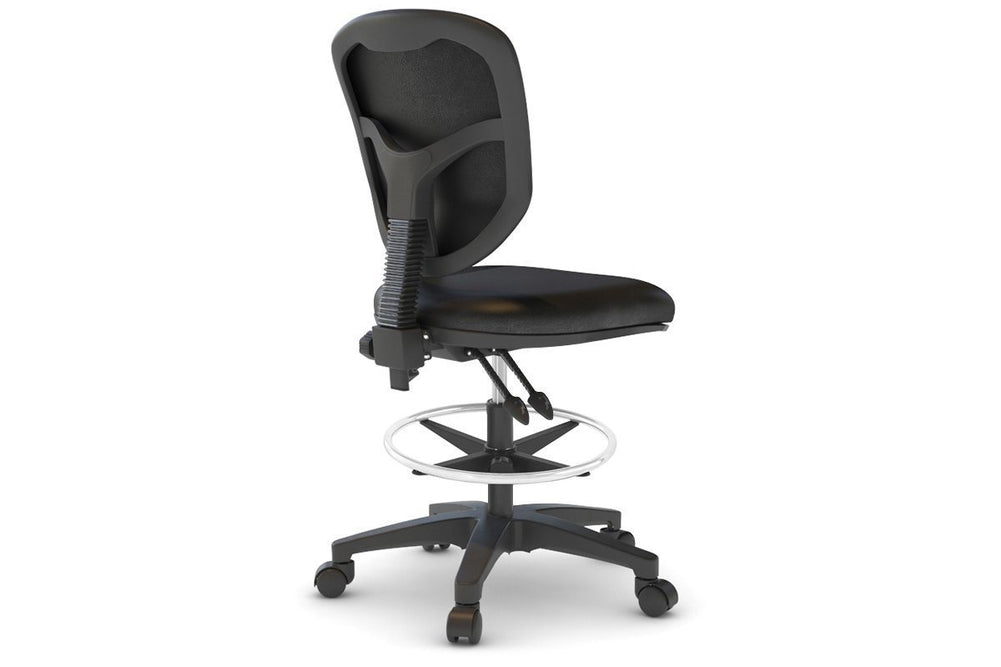 Plover Ergonomic Task Chair-black height adjustable  