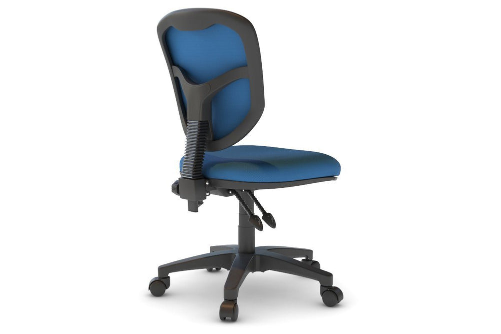Plover Ergonomic Chair - Fabric Back-grey black height adjustable 