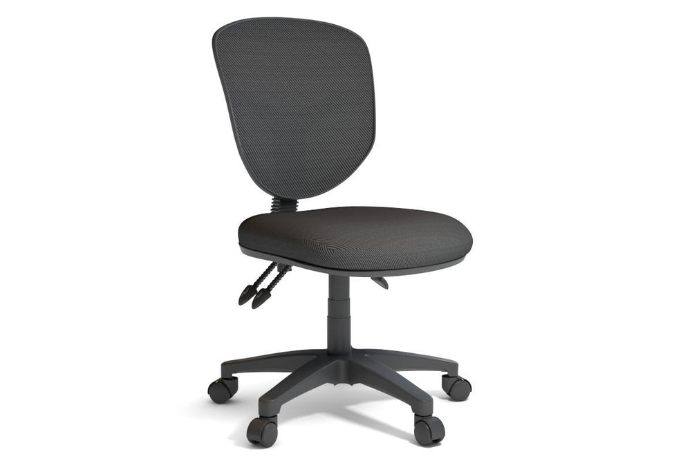 Plover Ergonomic Chair - Fabric Back-grey none 
