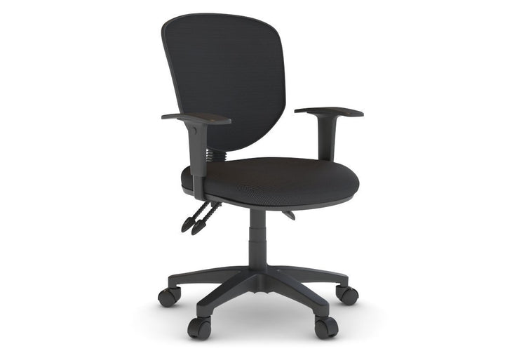 Plover Ergonomic Chair - Fabric Back Jasonl black black height adjustable 