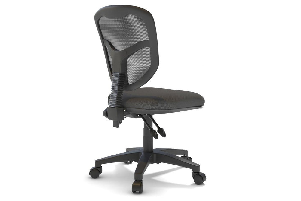 Plover Ergonomic Office Chair - Mesh Back-grey black height adjustable 