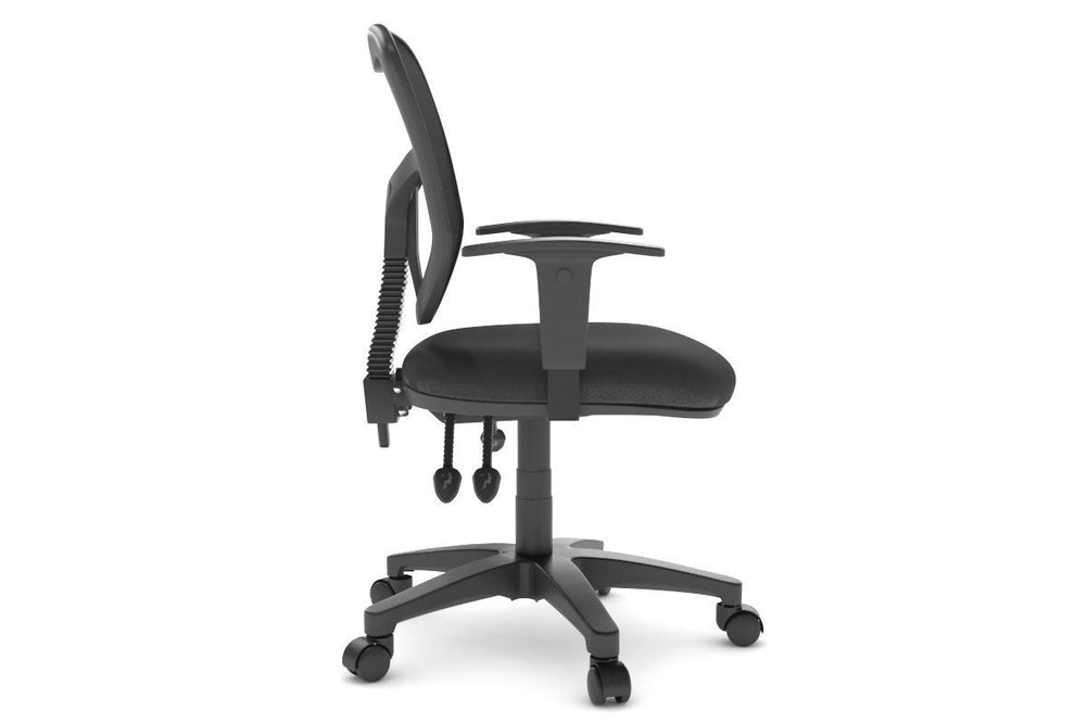 Plover Ergonomic Office Chair - Mesh Back-grey black height adjustable 