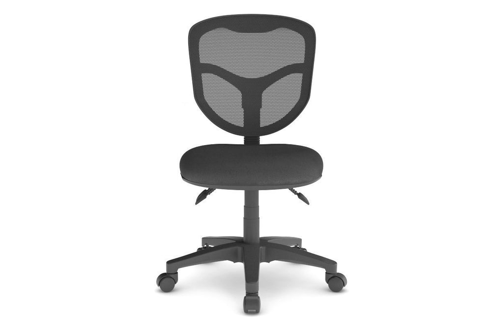 Plover Ergonomic Office Chair - Mesh Back-grey black height adjustable 