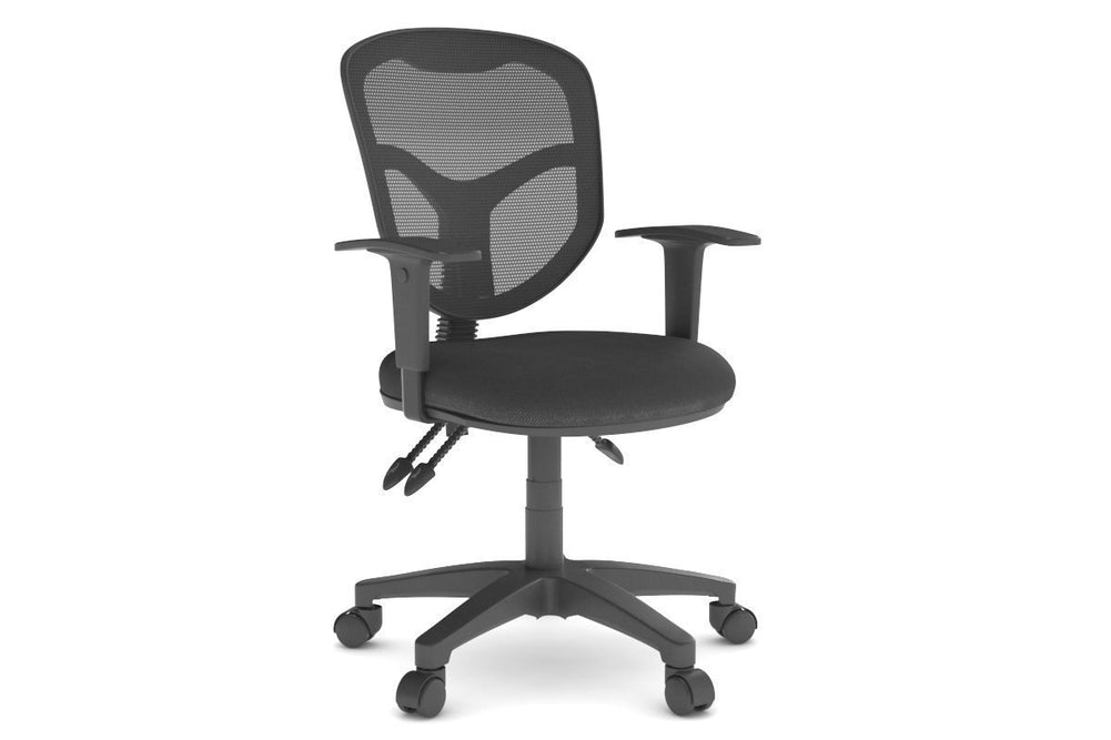 Plover Ergonomic Office Chair - Mesh Back-black black height adjustable 