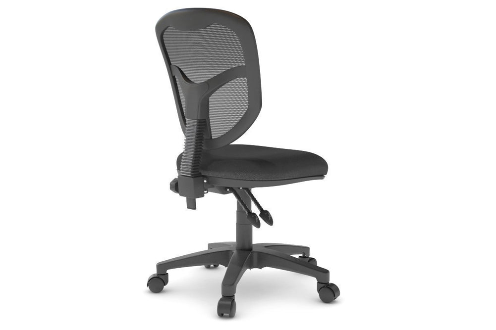 Plover Ergonomic Office Chair - Mesh Back-grey black height adjustable 