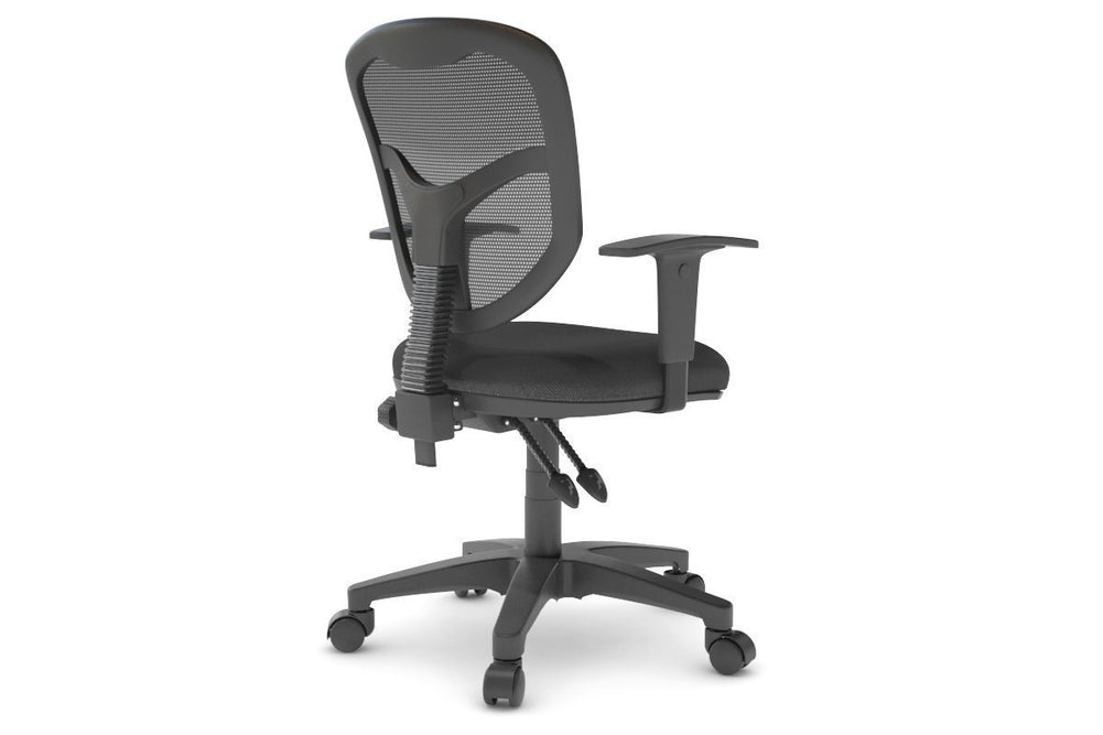 Plover Ergonomic Office Chair - Mesh Back-grey black height adjustable 