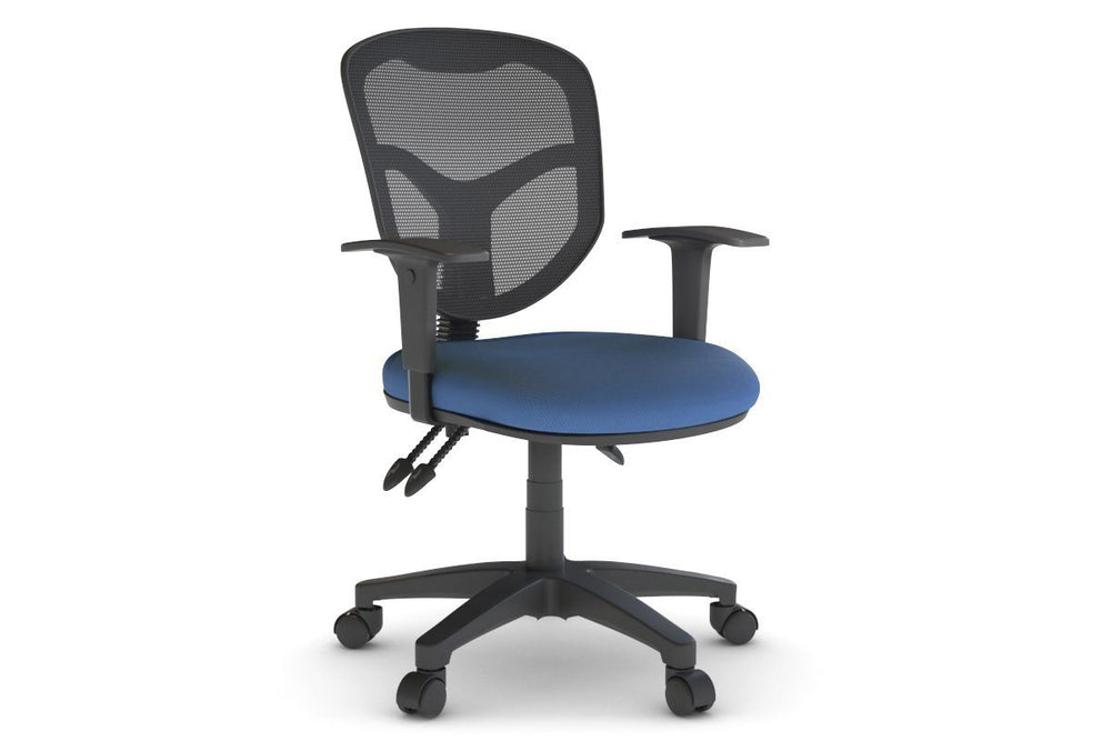 Plover Ergonomic Office Chair - Mesh Back-blue black height adjustable 