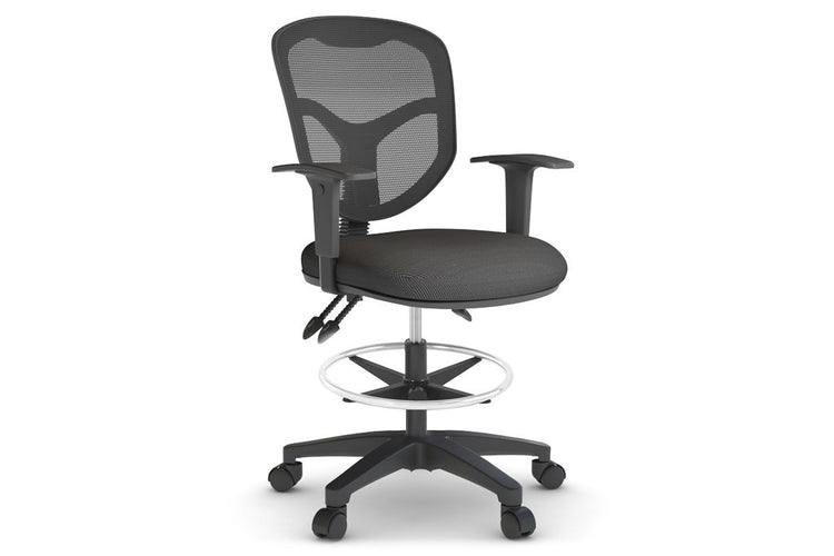 Plover Ergonomic Drafting Chair Jasonl grey black height adjustable 