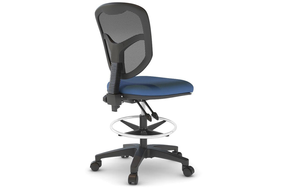 Plover Ergonomic Drafting Chair-grey black height adjustable 