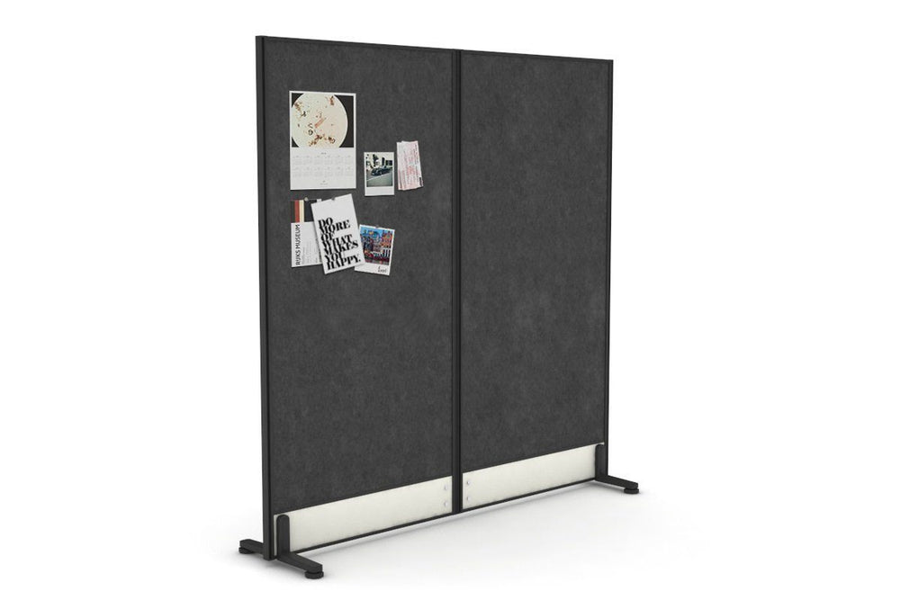 Productify Activity Based Partition Screen - Double Sided Acoustic Felt Board [1800H x 1800W]-castors  