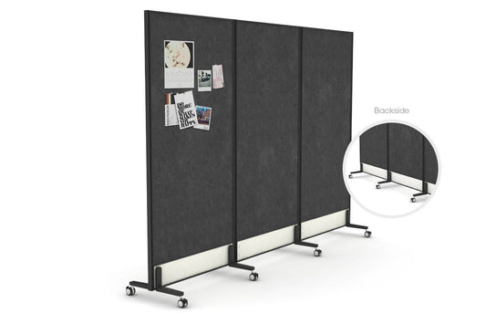 Productify Activity Based Partition Screen - Double Sided Echo Felt Board [1800H x 2700W] Jasonl castors 