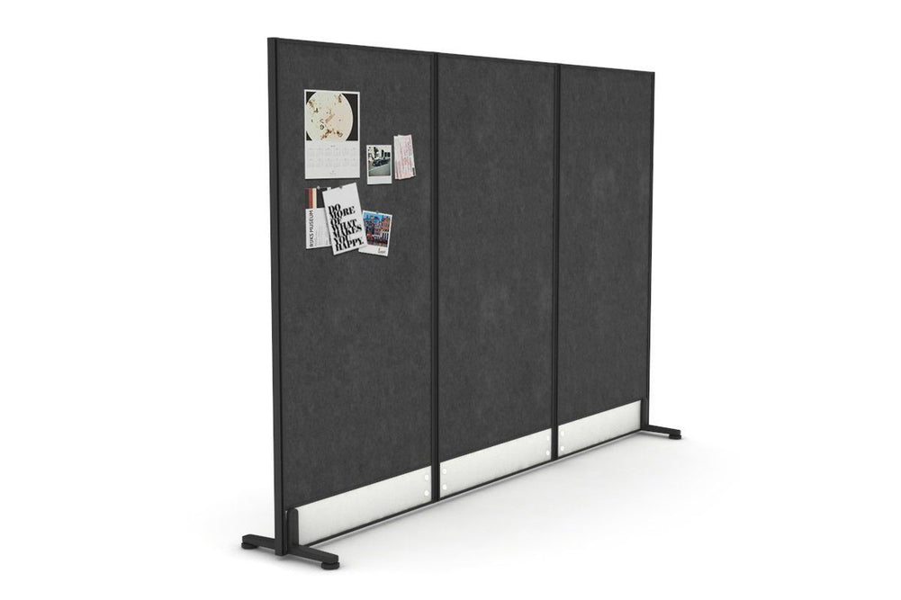 Productify Activity Based Partition Screen - Double Sided Acoustic Felt Board [1800H x 2700W]-castors  