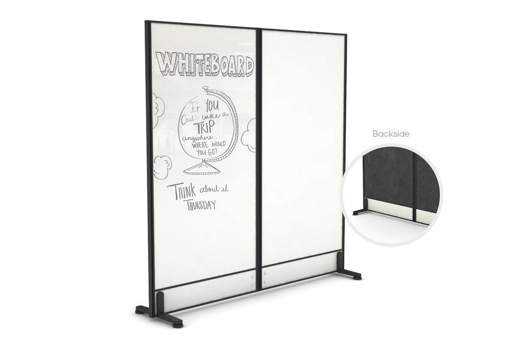 Productify Activity Based Partition Screen - Whiteboard/ Acoustic Felt Board [1800H x 1800W]-fixed  