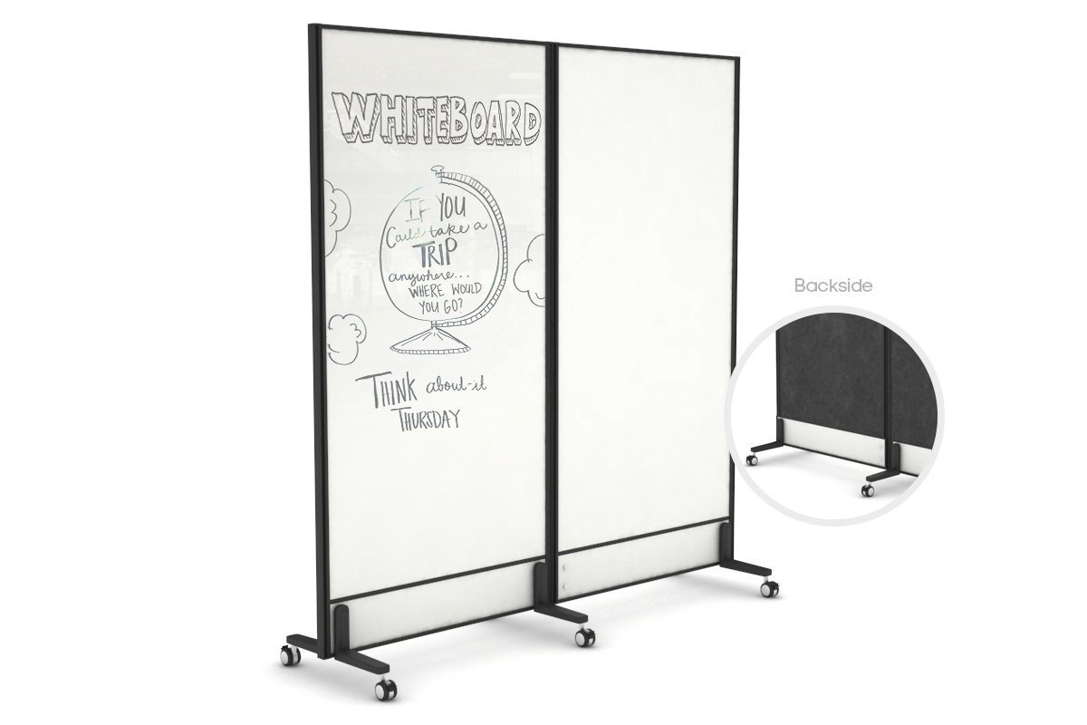 Productify Activity Based Partition Screen - Whiteboard/ Echo Felt Board [1800H x 1800W] Jasonl castors 