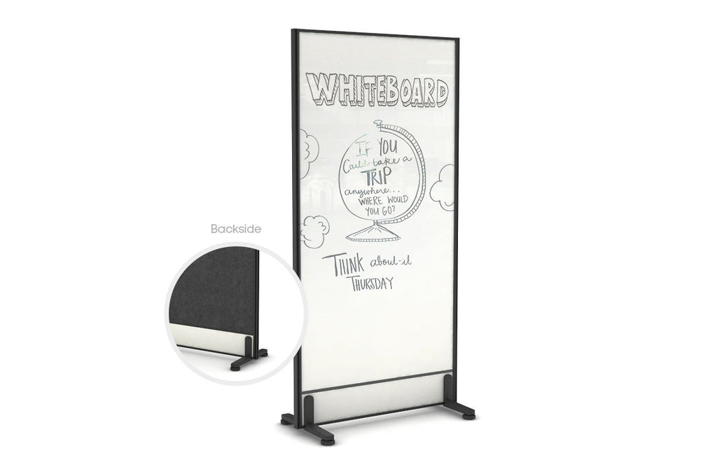 Productify Activity Based Partition Screen - Whiteboard/ Acoustic Felt Board [1800H x 900W]-fixed  