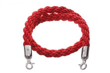  - Qstands Premium Braided Rope - 1500mm - Silver Hook - 1