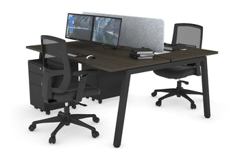  - Quadro 2 Person Office Workstation [1400L x 700W] - 1