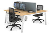 Quadro 2 Person Office Workstation [1600L x 800W with Cable Scallop] - Thumbnail 21 