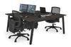 Quadro 2 Person Office Workstation [1600L x 800W with Cable Scallop] - Thumbnail 73 