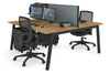 Quadro 2 Person Office Workstation [1600L x 800W with Cable Scallop] - Thumbnail 71 