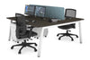 Quadro 2 Person Office Workstation [1600L x 800W with Cable Scallop] - Thumbnail 36 