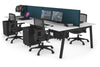 Quadro 4 Person Office Workstation [1400L x 700W] - Thumbnail 50 