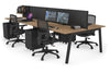 Quadro 4 Person Office Workstation [1600L x 700W] - Thumbnail 71 