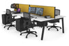 Quadro 4 Person Office Workstation [1600L x 700W] - Thumbnail 48 