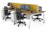 Quadro 4 Person Office Workstation [1600L x 700W] - Thumbnail 27 