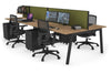 Quadro 4 Person Office Workstation [1600L x 700W] - Thumbnail 68 