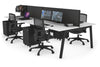Quadro 4 Person Office Workstation [1600L x 700W] - Thumbnail 52 