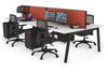 Quadro 4 Person Office Workstation [1600L x 700W] - Thumbnail 47 
