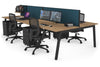 Quadro 4 Person Office Workstation [1600L x 800W with Cable Scallop] - Thumbnail 72 