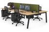 Quadro 4 Person Office Workstation [1800L x 800W with Cable Scallop] - Thumbnail 60 