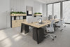 Quadro 6 Person Office Workstation [1400L x 800W with Cable Scallop] - Thumbnail 45 