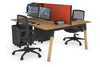 Quadro A Legs 2 Person Office Workstation - Wood Legs Cross Beam [1400L x 700W] - Thumbnail 67 