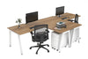 Quadro A Legs 2 Person Corner Workstation - T Configuration [1600L x 1800W with Cable Scallop] - Thumbnail 16 