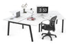 Quadro A Legs 3 Person 120 Degree Office Workstation - Thumbnail 9 