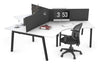 Quadro A Legs 3 Person 120 Degree Office Workstation - Thumbnail 16 