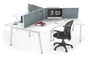 Quadro A Legs 3 Person 120 Degree Office Workstation - Thumbnail 7 